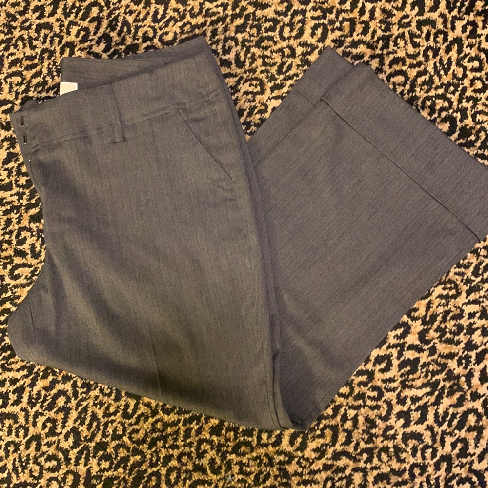 Michael Kors Women’s Wide Leg Crop Pinstripe Trouser